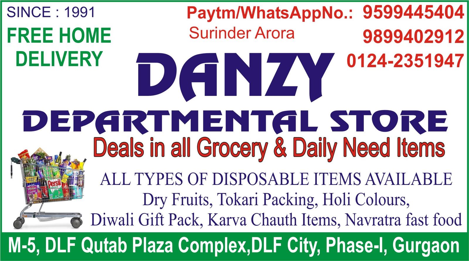 DANZY DEPARTMENTAL STORE